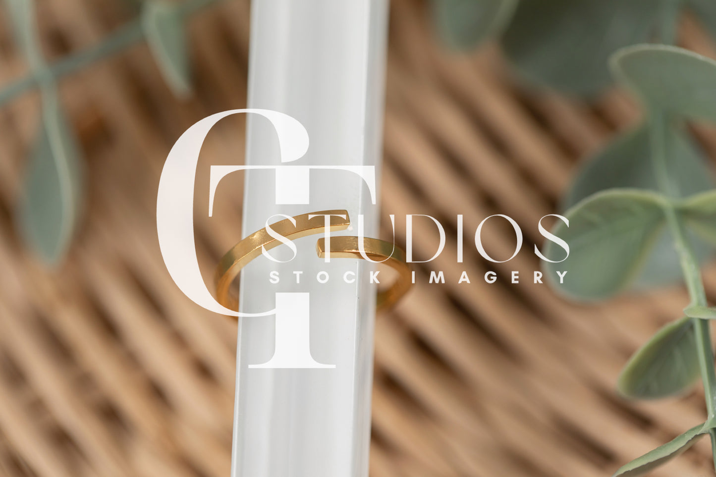 Monarch Pine Narrow Adjustable Ring Mockup 2