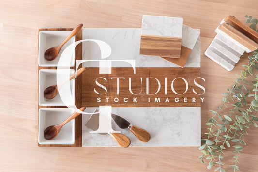 Makerflo Marble Charcuterie Board Mockup 2, Home Mockup, Styled Stock Photo Mock-up, Kitchen Mockup, Flatlay Mockup, JPG Digital Download