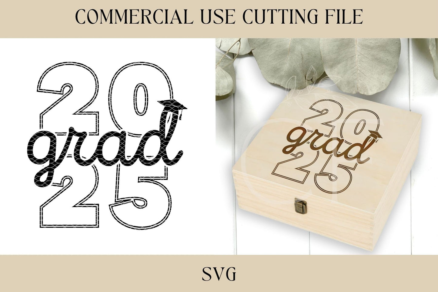 2025 Grad, Graduation Memory Box SVG, Grad Gift,  Digital Download, Graduation Memory Box, Makerflo Box, High School Grad SVG, College