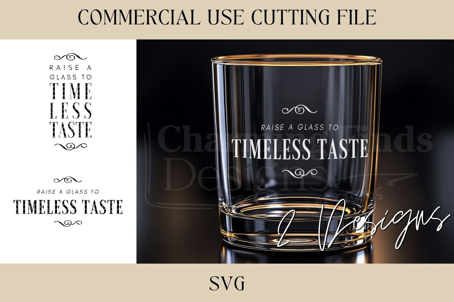 Raise A Glass Timeless Taste Design SVG, Whiskey Bottle Glass SVG, Digital Download, Laser File, Man Cave, Gift For Dad, Gift For Grandpa