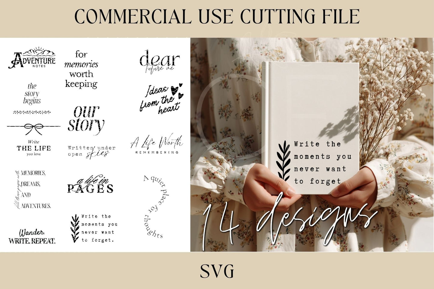 Journal Design Bundle SVG