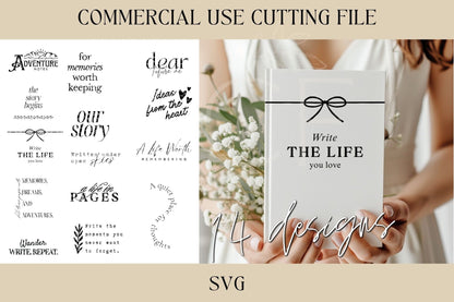 Journal Design Bundle SVG
