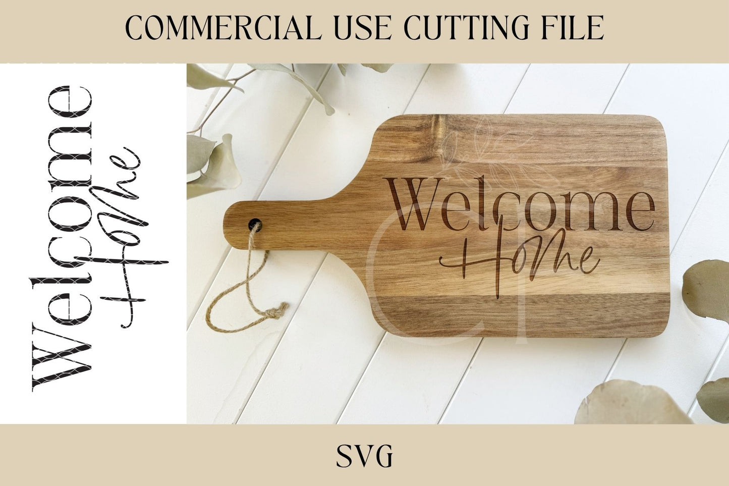 Welcome Home Design 1 SVG