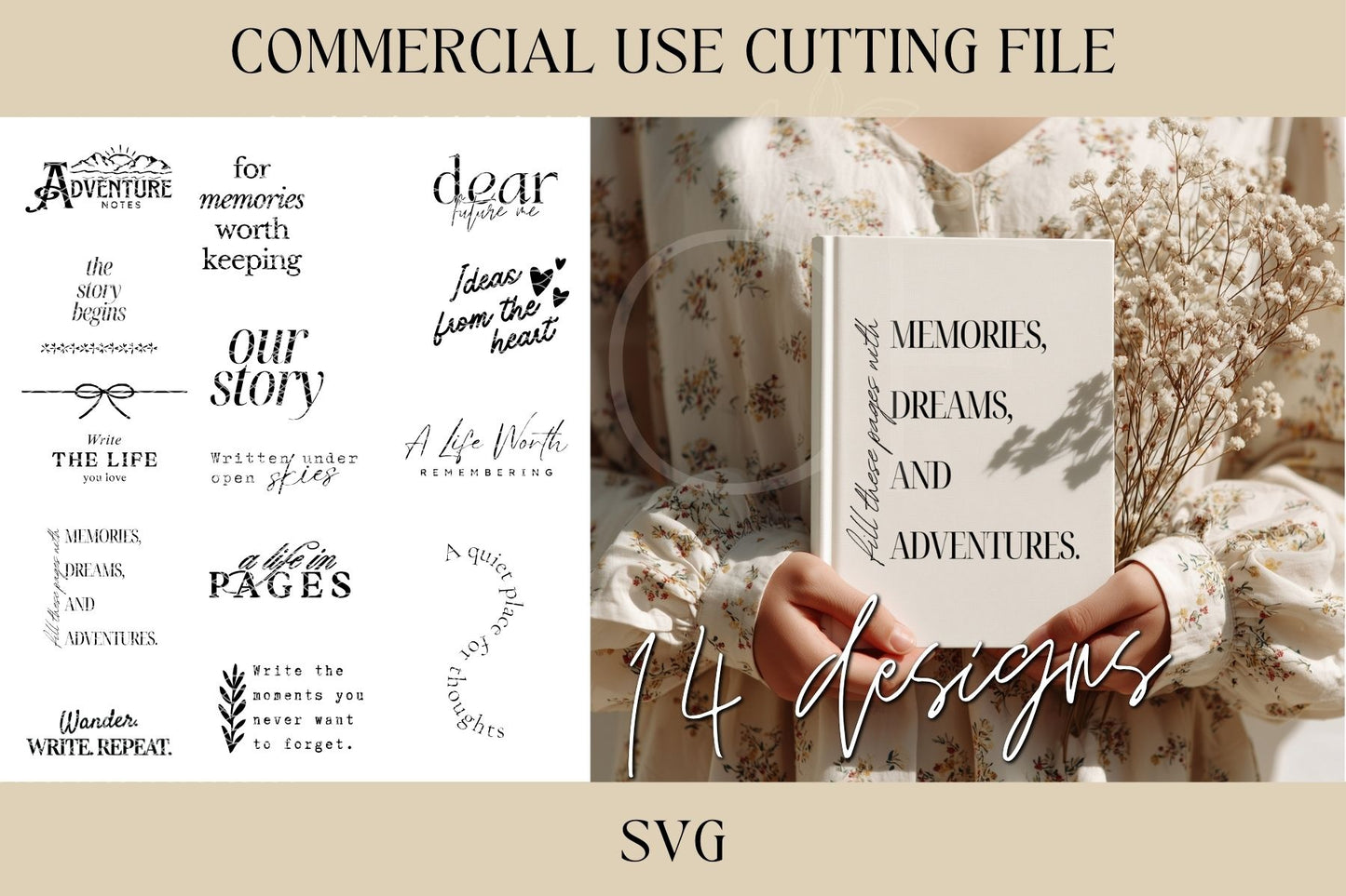 Journal Design Bundle SVG