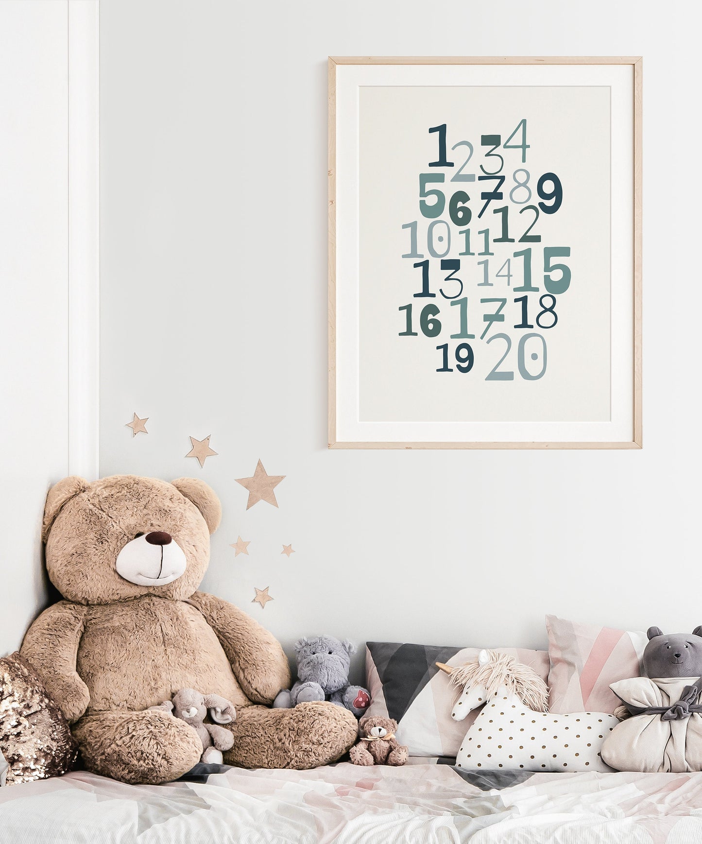 DIGITAL DOWNLOAD | Set of 2 Playroom Prints ABC 123 | Printable | Nursery Wall Decor | Kids Wall Decor | Playroom | Toddler