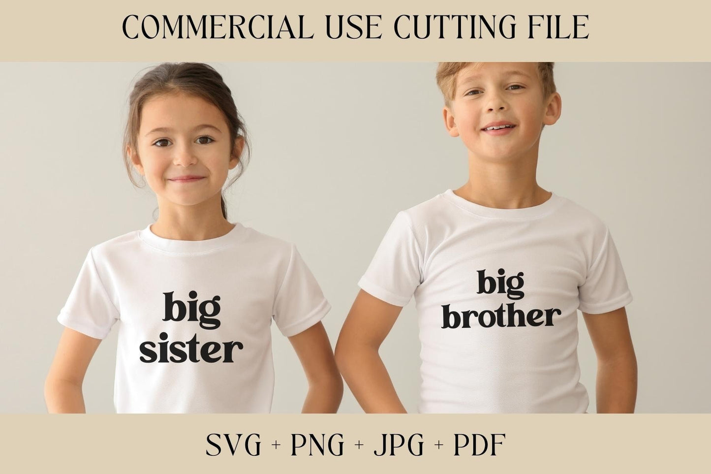 Sibling Shirts | Kid Shirt JPG, PNG, SVG | Digital Download | Printable | Shirt File | Big Little Sister Brother