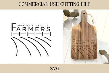 Support Your Local Farmers Designs SVG | Summer SVG | Digital Download | Laser File | Farmers Market | Shop Local | Farmer