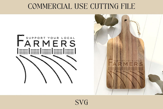 Support Your Local Farmers Designs SVG | Summer SVG | Digital Download | Laser File | Farmers Market | Shop Local | Farmer