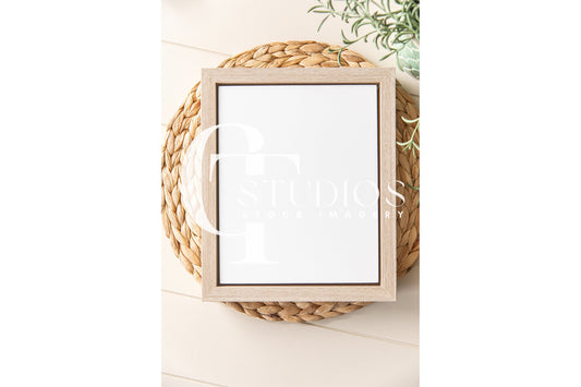 8x10 Frame Sign Mockup 3 | Farmhouse Stock Image | Styled Stock Photo Mock-up | Home Mockup | Flatlay Mockup | JPG Digital Download