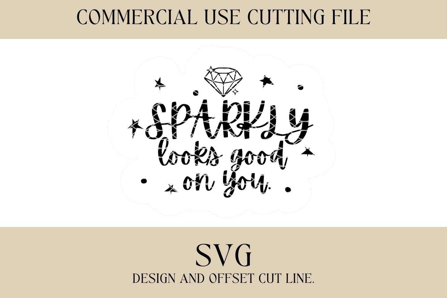 Sparkly Looks Good On You Designs SVG | Keychain SVG | Digital Download | Laser File | Magnet SVG | Magnet Key Chain  | Friend Gift