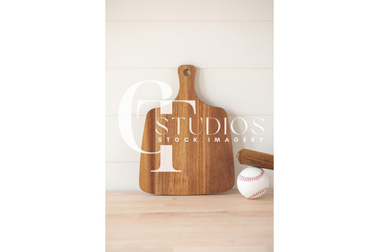 12x9 Cutting Board Mockup 2 | Charcuterie Mockup | Styled Stock Photo Mock-ups | Baseball Mockup | Flatlay Mockup | JPG Digital Download