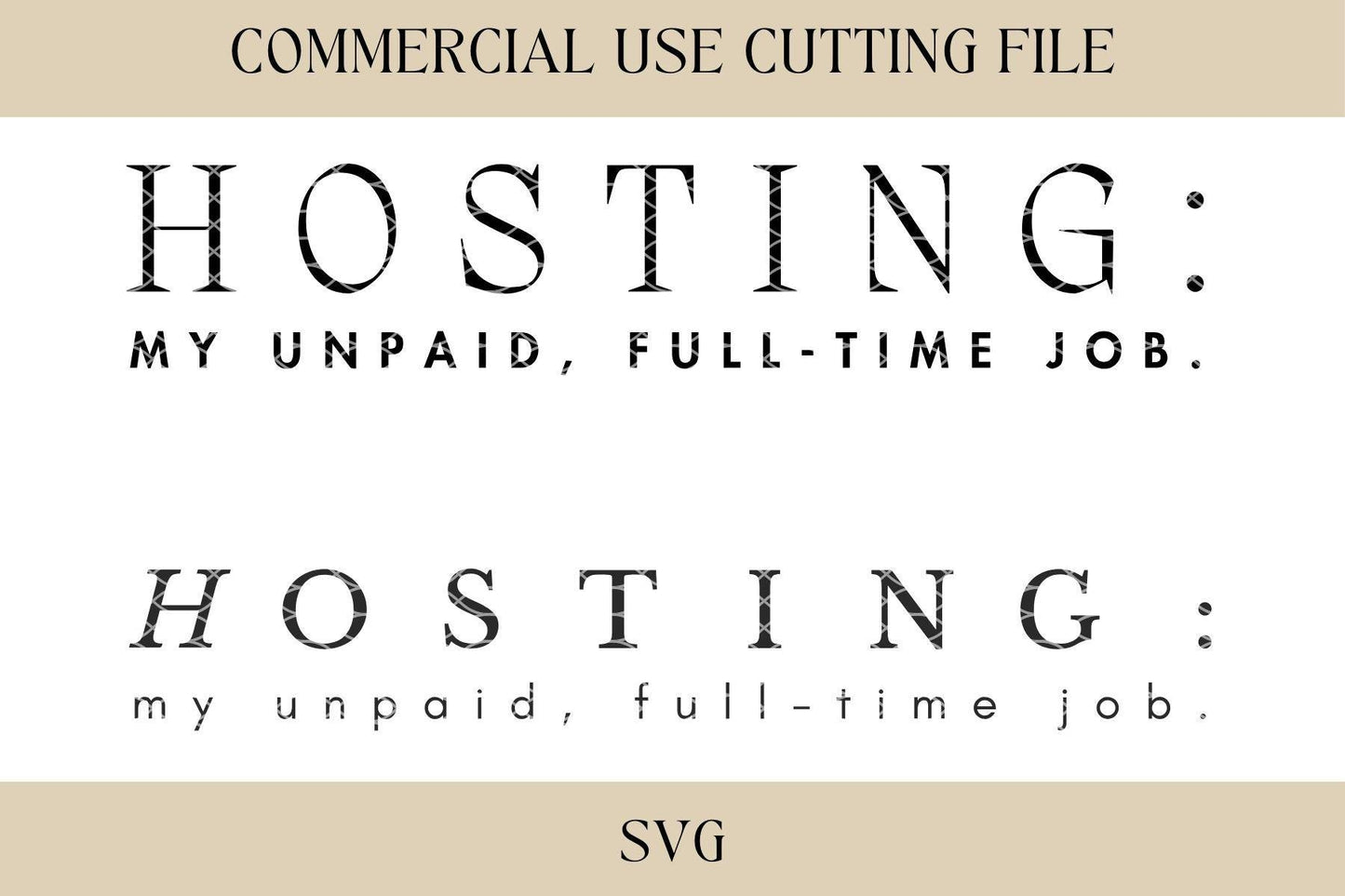 Hosting Full Time Job Tray Designs SVG | Board Tray SVG | Digital Download | Laser File | Housewarming | Hostess Gift | Always Hosting